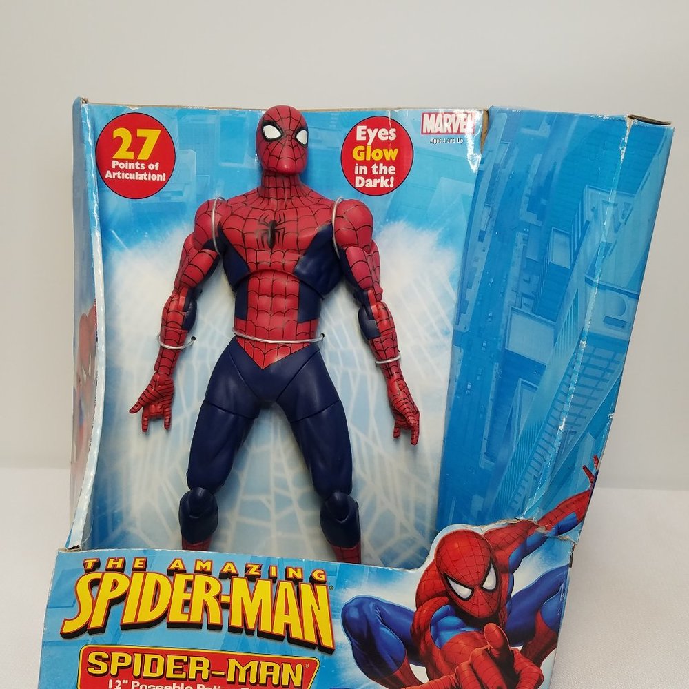 Toy Biz Spider-man posable action figure GIT eyes